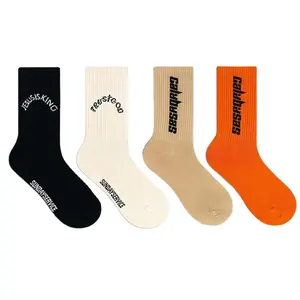 Manufacture Sporty Custom Colorful Soft Cushion Design Compression Man Crew Sock Sneaker Socks