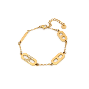 E495-B300-0175G สร้อยข้อมือแฟชั่นแบบโซ่และแบบเชื่อมต่อ - Product Image 2