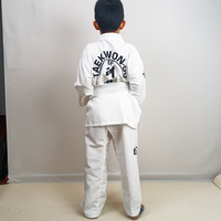 Uniforme de Taekwondo de haute qualité pour enfants et adultes, super léger, respirant, blanc, uniforme de Taekwondo ITF