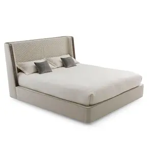AJJ FD60意大利风格豪华现代床豪华家具特大床卧室家具套装豪华双人床