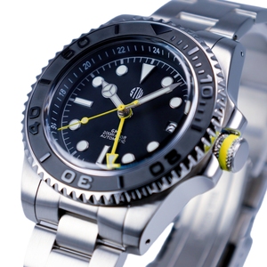 <span class=keywords><strong>Montre</strong></span> automatique personnalisée Slonton Cadran lumineux <span class=keywords><strong>Bracelet</strong></span> en acier inoxydable <span class=keywords><strong>Montre</strong></span>-<span class=keywords><strong>bracelet</strong></span> avec mouvement <span class=keywords><strong>Seiko</strong></span> pour homme - Product Image 1