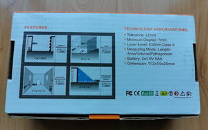 Instrument de topographie de haute qualité, durable, pour l'extérieur, mesureur de <span class=keywords><strong>distance</strong></span> laser 1,5 V * 2 - Product Image 5