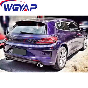 WGYAP Kit Carrosserie Luxe Style R pour Scirocco : Pare-chocs Avant, Lèvre Diffuseur, Jupes Latérales en Plastique, Amélioration <span class=keywords><strong>Auto</strong></span>, Neuf - Product Image 4