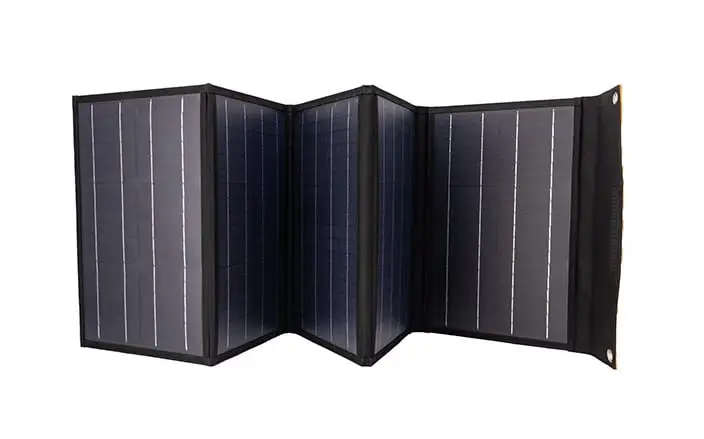 Pengisi daya matahari dapat dilipat portabel 30W kustom sistem Panel surya daya seluler kualitas tinggi tahan air untuk pengisi daya ponsel Laptop