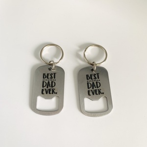 <span class=keywords><strong>Porte</strong></span>-clés ouvre-bouteille en métal, <span class=keywords><strong>porte</strong></span>-<span class=keywords><strong>clé</strong></span> cadeau de fête des pères - Product Image 1