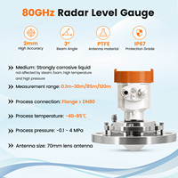 Moary ME803D – Nouvelle Vente Chaude : Transmetteur de Niveau Radar 80 GHz Personnalisable pour Silo à Ciment Haute Température et Jauge de Niveau de Réservoir d'Eau