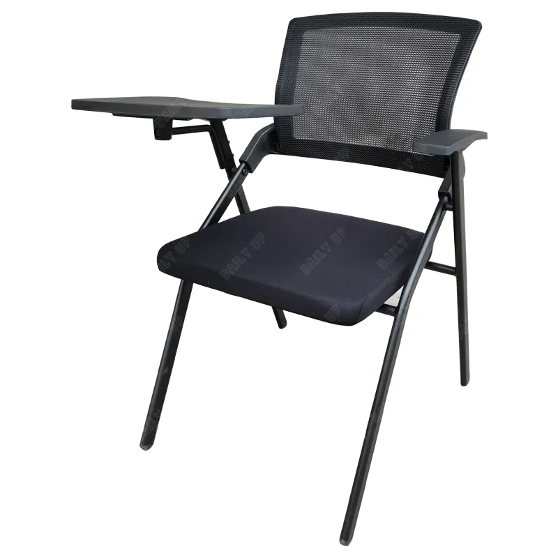 Складной письменный стул для студентов с планшетом, стул для встреч с подушкой и сетчатой спинкой, тренировочный стул, завод, новый дизайн 2023 p