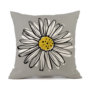 Vente en gros de taie d'oreiller imprimée de fleurs pour la décoration de la maison, canapé, housse de <span class=keywords><strong>coussin</strong></span> d'<span class=keywords><strong>extérieur</strong></span> pour le salon, hôtel, jardin, voiture carrée - Product Image 5