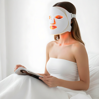 Masque de luminothérapie LED OEM/ODM à sept couleurs et huit modes pour utilisation en sauna