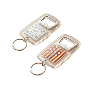 Porte-clés personnalisé en acrylique CCH, cadre photo créatif DIY, haute transparence - Product Image 6