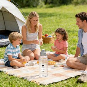 Bouteille d'eau sport bleue tendance avec bec verseur direct pour le camping, la gym et les activités de plein air – Offre spéciale - Product Image 2