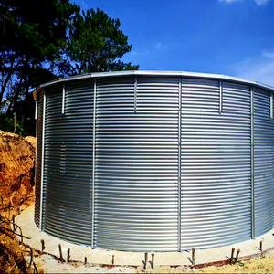Grande cuve de stockage d'eau en acier galvanisé ondulé avec garantie de 2 ans et une productivité de 3000 L/heure - Product Image 4