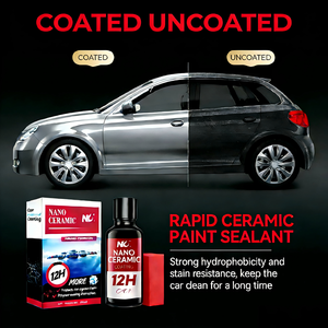 น้ำยาเคลือบนาโน 12 ชม. สำหรับ<span class=keywords><strong>ดูแล</strong></span>รักษารถยนต์ 50 มล. <span class=keywords><strong>เคลือบ</strong></span>เซรามิกกราฟีนกันน้ำ <span class=keywords><strong>เคลือบ</strong></span>เซรามิกแก้วเงาสูง - Product Image 3