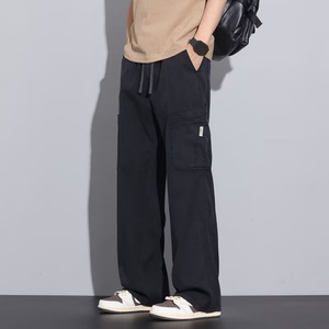Pantalones de Trabajo Americanos para Hombre, Otoño 2025, Nueva Marca de Moda, Pantalones Holgados de Pierna Recta, Pantalones Casuales Delgados de Moda Juvenil - Product Image 4