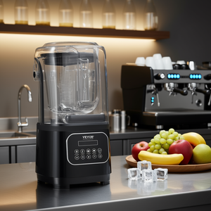 Licuadora Comercial Vevor de 68 Onzas y 9 Velocidades de Acero Inoxidable para Smoothies, Batidos y Trituración de Hielo - Product Image 2