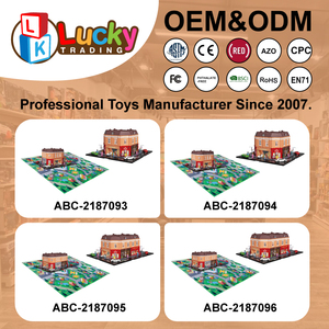 Luckytoys fundición aleación coche 3D <span class=keywords><strong>arquitecto</strong></span> urbano bloque juguetes Mini ciudad calle figuras de acción bloques de construcción modelos juguete - Product Image 5