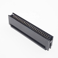 Connecteur IDC à fente latérale, pas de 2,54 mm, 50 positions, pour câble plat 1,27 mm, avec connecteurs dorés HIF5D