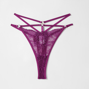 ZhenShangMei perizoma da donna con cintura a V elasticizzata mutandine Sexy e traspiranti perizoma in pizzo - Product Image 6