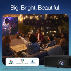 Projecteur personnel Pop Plus 4K PRO-UHD, 700 lumens de luminosité couleur et blanche - Product Image 4