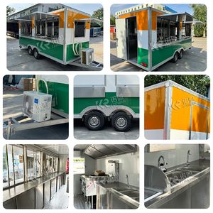 Camion de restauration mobile 2025 entièrement équipé pour la vente de nourriture de rue, café, tacos, cuisine mobile, camion de restauration rapide - Product Image 4