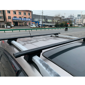 Barra Transversal Universal de Aluminio Plateado y Negro para Techo de SUV, Barra para Rieles Superiores de 1.25m 1.35m - Product Image 4
