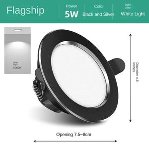 Downlight de techo de ahorro de energía Australia Estándar Blanco Empotrado Superficie cuadrada ajustable Led Down Light - Product Image 3