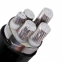 Câble électrique aérien XLPE en aluminium, courant nominal 16A, pour applications de centrales électriques et de construction souterraine