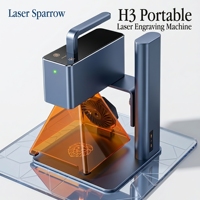 Vente flash - Graveur laser Sparrow H3 - Petit graveur laser pour bois, acrylique et plastique - Haute précision - Contrôle par application - Connexion Bluetooth