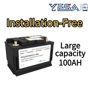 แบตเตอรี่ลิเธียมสตาร์ท-สต็อปความจุสูง 13.2V 100Ah ขายดี ทนความเย็นสูงสุด -30°C สำหรับรถยนต์รุ่น 9Y0 915 105 L-B - Product Image 2