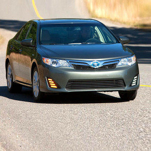 Toyota Camry 2012-2014 <b>LED</b> Daytime Running <b>Light</b> Bezels Front Fog <b>Light</b> <b>Covers</b> No Drill Installation Waterproof ABS PC Material - Product Image 4