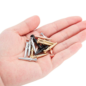 Premium Metal Cribbage Board Pegs 25.4mm 4 Colors Replacement <b>Pins</b> for 1/8" Holes Custom Tapered Cribbage Board Game Pegs - Product Image 4