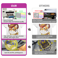 Imprimante UV DTF Nuoyu NY-A301 A3, nouvelle, automatique, tête Epson I3200U1HD, encre UV, largeur 300 mm, 6 PASS/h, pour étiquettes personnalisées, broderie