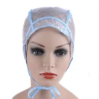 Kit de coloration capillaire : Bonnet de coloration pour mèches, bonnet de teinture, bonnet de gommeur avec crochet en plastique pour la coloration et la coiffure