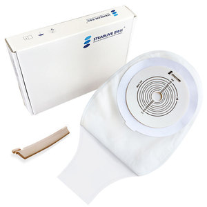 Bolsa de Ostomía Stellite One Piece 0232, Bolsa Anal Adhesiva Médica Desechable para Heces, Portátil, para Uso Hospitalario, 10 Piezas - Product Image 3