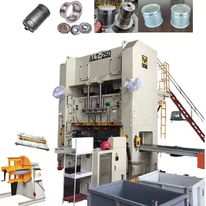 Oil Filter Making Machine 250 Ton Power Press with 2 in 1Feeder Die/Mold for sale