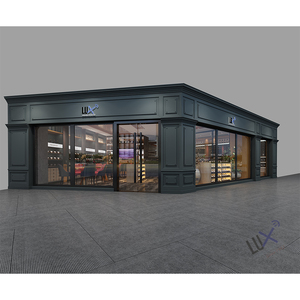 ตู้แสดงไวน์ไม้ลักซ์พร้อมเคาน์เตอร์กระจกรับประกัน5ปีความจุมากกว่า500ร้านค้า - Product Image 4