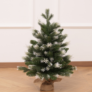New Arrival Two-Tone PE <b>Tabletop</b> Christmas <b>Tree</b>, Xmas Decoration for Living Room & Bedroom - Product Image 1