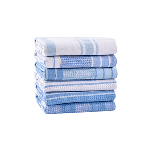 Asciugamani <span class=keywords><strong>da</strong></span> Cucina in Cotone Cinese Tinto in Filo, Personalizzazione su Misura, Set di Strofinacci <span class=keywords><strong>da</strong></span> Cucina e Asciugapiatti all'Ingrosso - Product Image 4