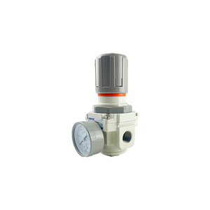 Regulador de filtro neumático de tratamiento de fuente de aire ajustable de alta calidad Regulador de presión de filtro de aire neumático de 1/8 pulgadas - Product Image 4