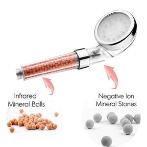 ازالة الشوائب والكلور بالضوء الأحمر علاج اللون متغير ألوان متعددة رأس دش LED - Product Image 5