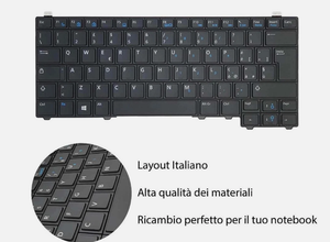 Teclado portátil para Dell Latitude E5440 BR <span class=keywords><strong>Brazilian</strong></span> <span class=keywords><strong>PO</strong></span> EE. UU. Versión en inglés Teclado portátil - Product Image 5