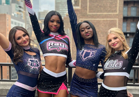 Uniforme de Cheerleading Personnalisé Nouveau Design Prix Usine pour Filles avec Strass Brillants, Uniforme de Pom-Pom Girl Femme pour Compétition