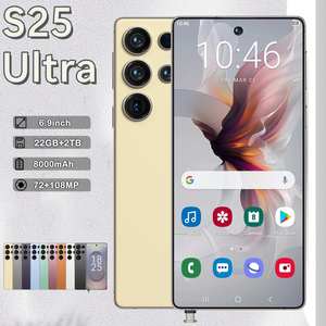 Smartphone Android 15 S25 Ultra 22G+2TB le plus vendu avec stylet intégré, grand écran, processeur Decacore, double carte SIM, appareil <span class=keywords><strong>photo</strong></span> 108MP, téléphone <span class=keywords><strong>portable</strong></span> débloqué - Product Image 2
