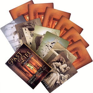 Personalización al por mayor de 44 tarjetas de oráculo de hueso con escritura de vidas <span class=keywords><strong>pasadas</strong></span> para sanación, exploración del alma y comprensión espiritual. - Product Image 4