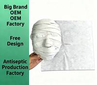 5D V-Shape Blanchiment Lifting Facial Sheetmask Viscose Peau Lifting Bandage pour Fine Line Rides Slim Face Mummy Mask