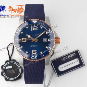 Montre-bracelet mécanique automatique de luxe pour homme Longines avec verre saphir, étanche, en acier inoxydable 316L - Product Image 4