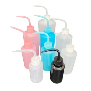 Tattoo Cleaning <b>Squeeze</b> <b>Bottle</b> Curved Long Tip Empty Wash <b>Bottle</b> for Lash Skin Cleansing - Product Image 3