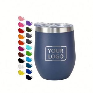 Ys45 Custom Logo 12oz/360ml Baking Utensilsl <b>Mug</b> Double Coffee Spoonse Insulation Travel <b>Cute</b> Party Beer <b>Mugs</b> Wine Cup with Lid - Product Image 1