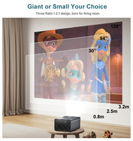 Everycom M3000 Pro 800Ansi lumens 5G Wifi Android 9.0 4K HD Home Cinéma 1080P 3D 4K Projecteur laser intelligent
