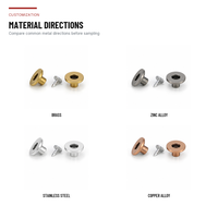 Boutons ronds en métal argenté pour jeans, rivets en acier inoxydable poli pour denim, attaches en acier inoxydable